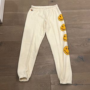 Women’s Aviator Nation Smiley Face Sweatpants